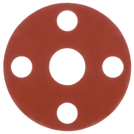 USA INDUSTRIALS Full Face Silicone Rubber Flange Gasket for 1/2" Pipe - 1/16" T - #300 BULK-FG-1557